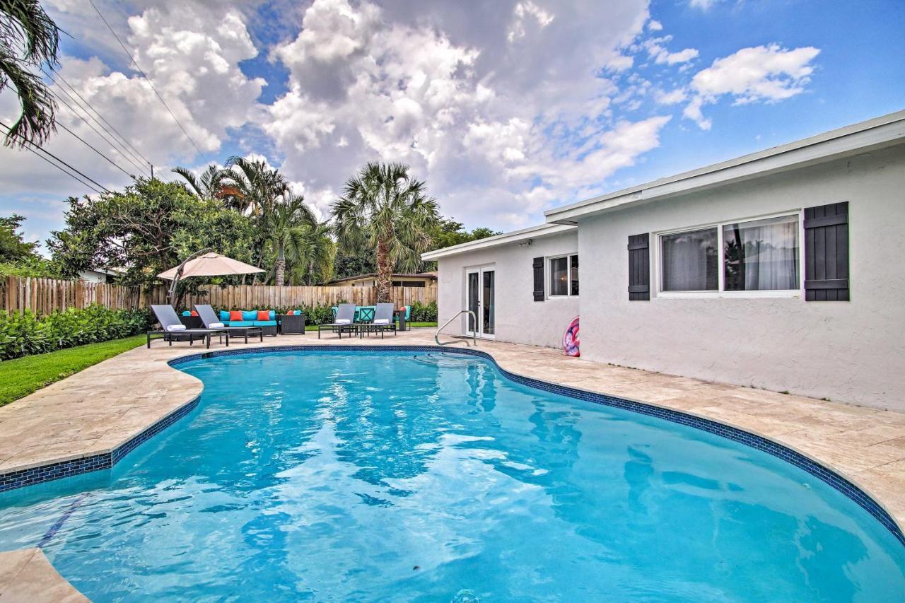 The Teal House - Pool And Yard, 2 Mi To Beach Villa Fort Lauderdale Exterior photo